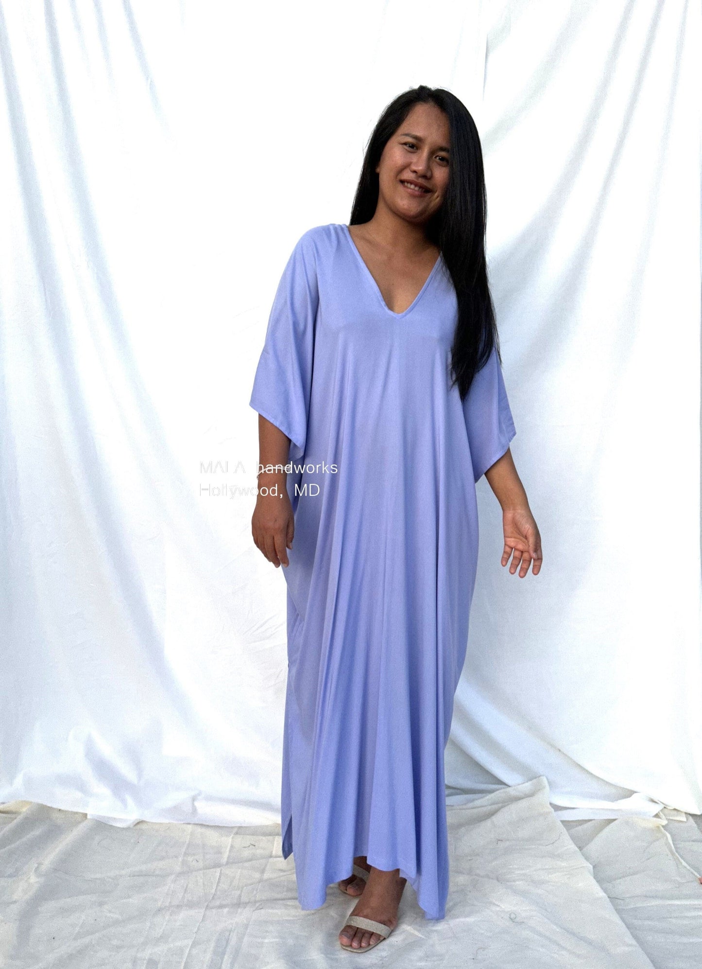 MALA handworks Camila Kaftan in Lavender
