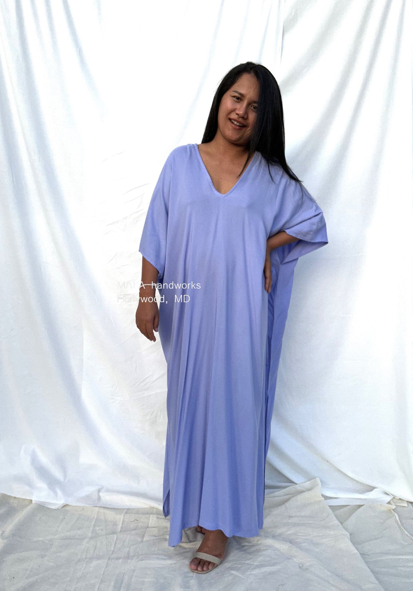MALA handworks Camila Kaftan in Lavender