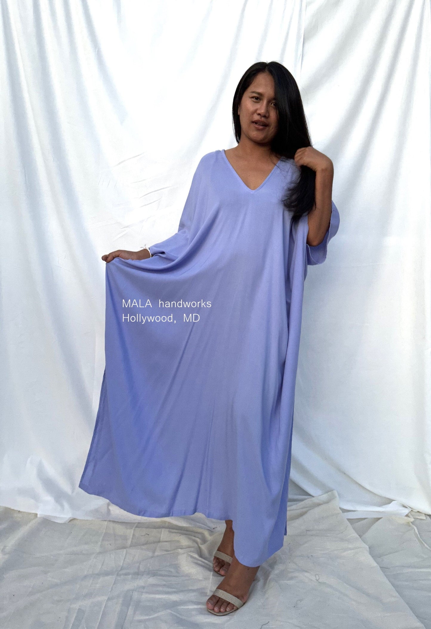 MALA handworks Camila Kaftan in Lavender