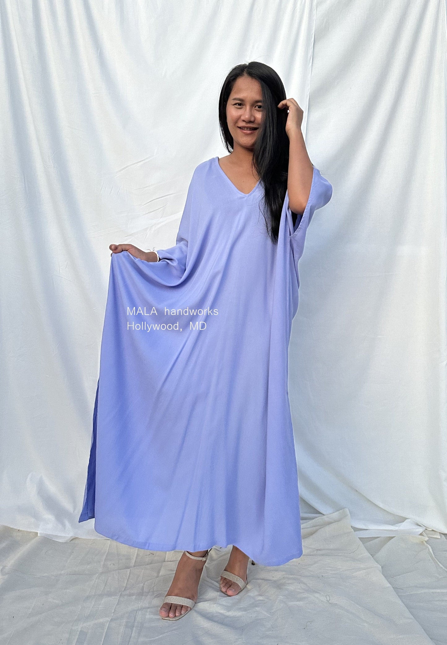 MALA handworks Camila Kaftan in Lavender