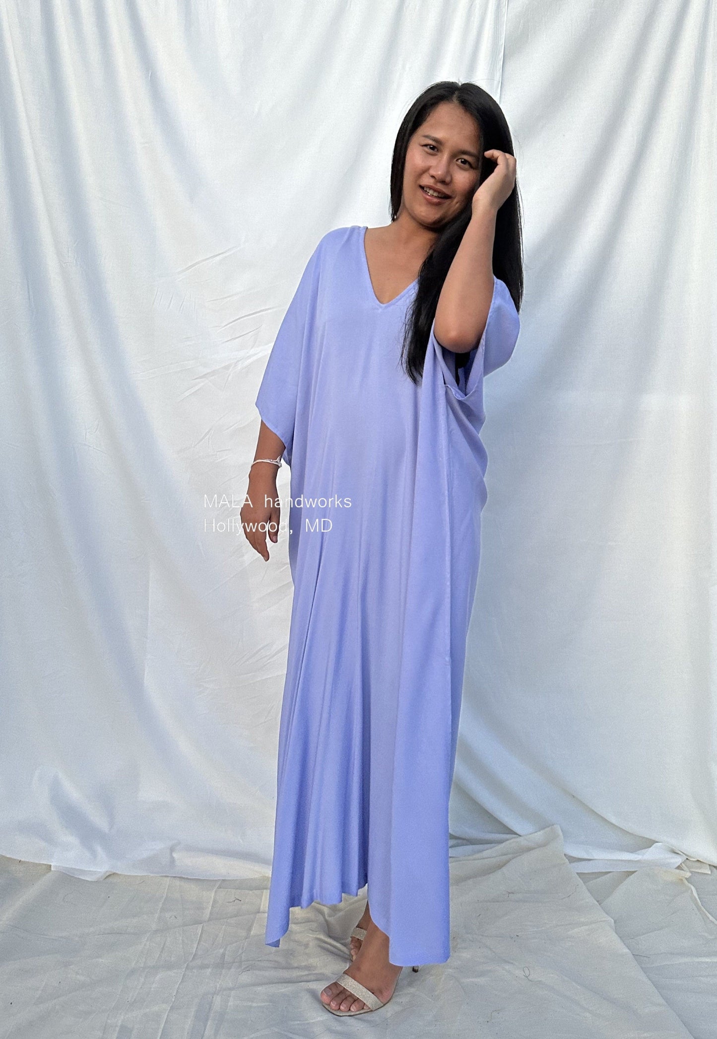 MALA handworks Camila Kaftan in Lavender