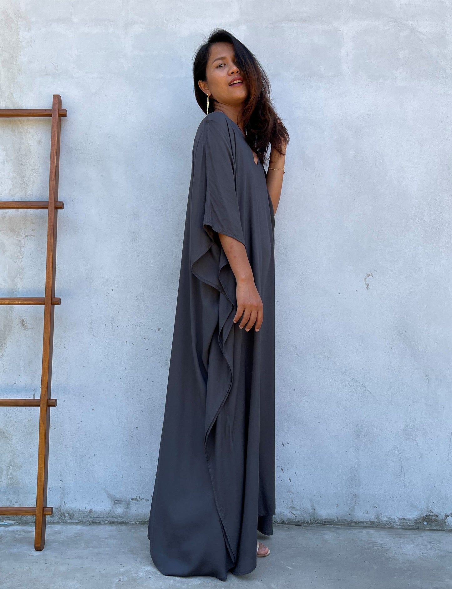 MALA handworks Eva Kaftan in Gray