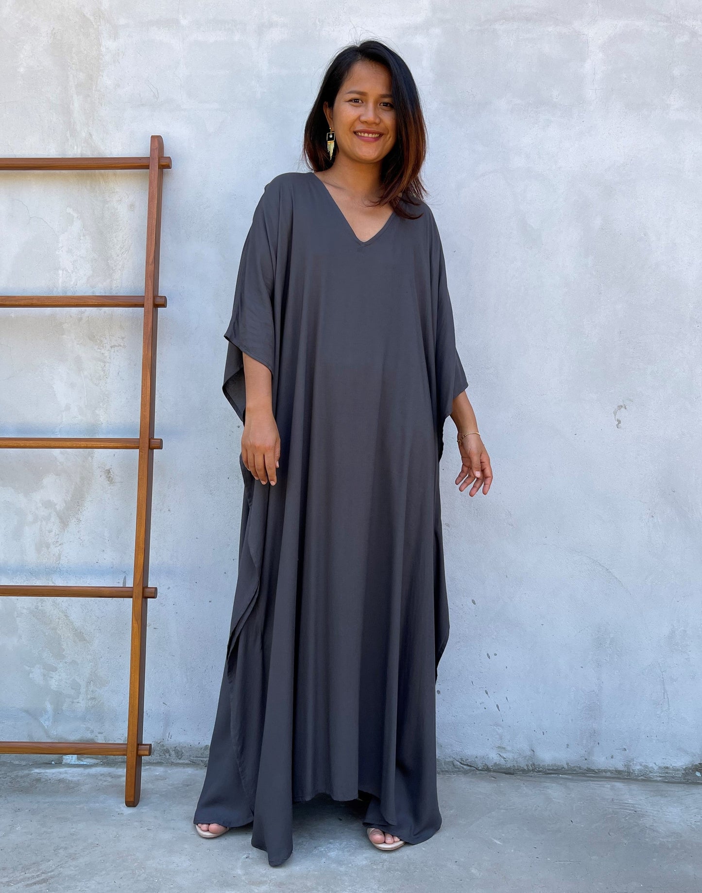 MALA handworks Eva Kaftan in Gray