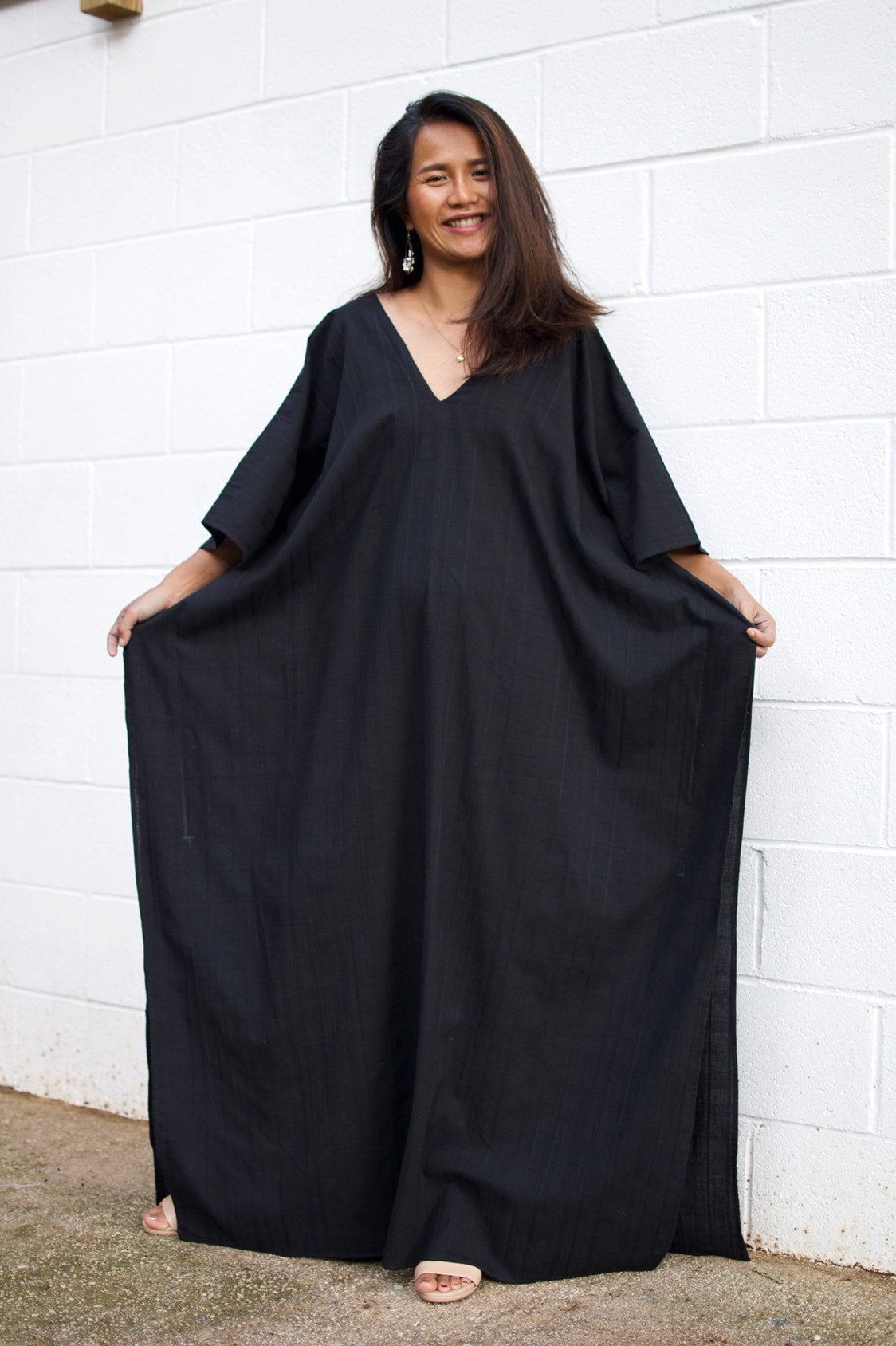 MALA handworks  Evelyn Kaftan in Black