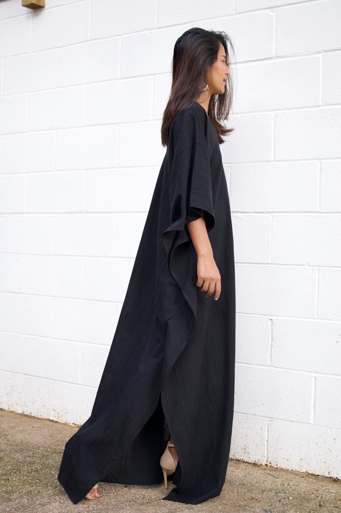 MALA handworks  Evelyn Kaftan in Black