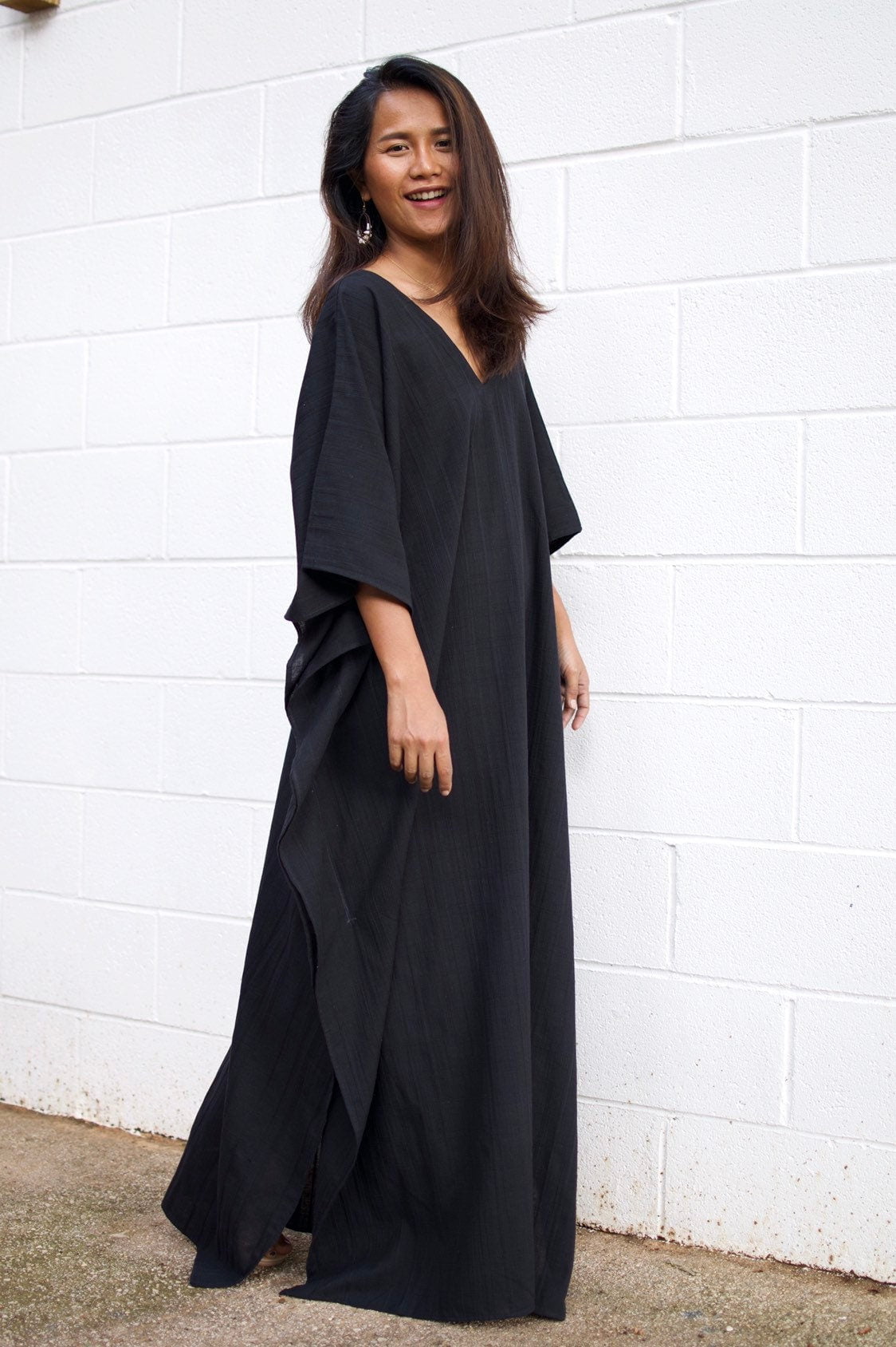 MALA handworks  Evelyn Kaftan in Black