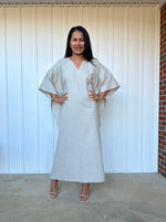 MALA handworks  Evelyn Kaftan in Natural White - Limited Edition