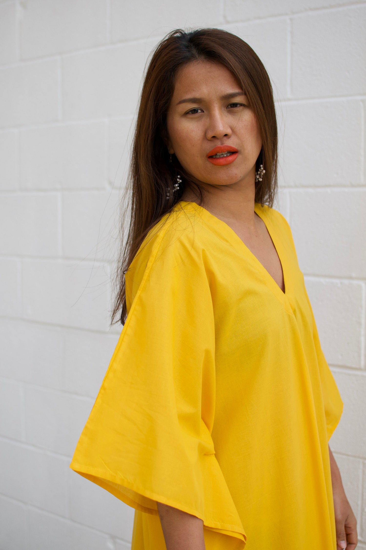 MALA handworks 56 Evelyn Kaftan in Yellow