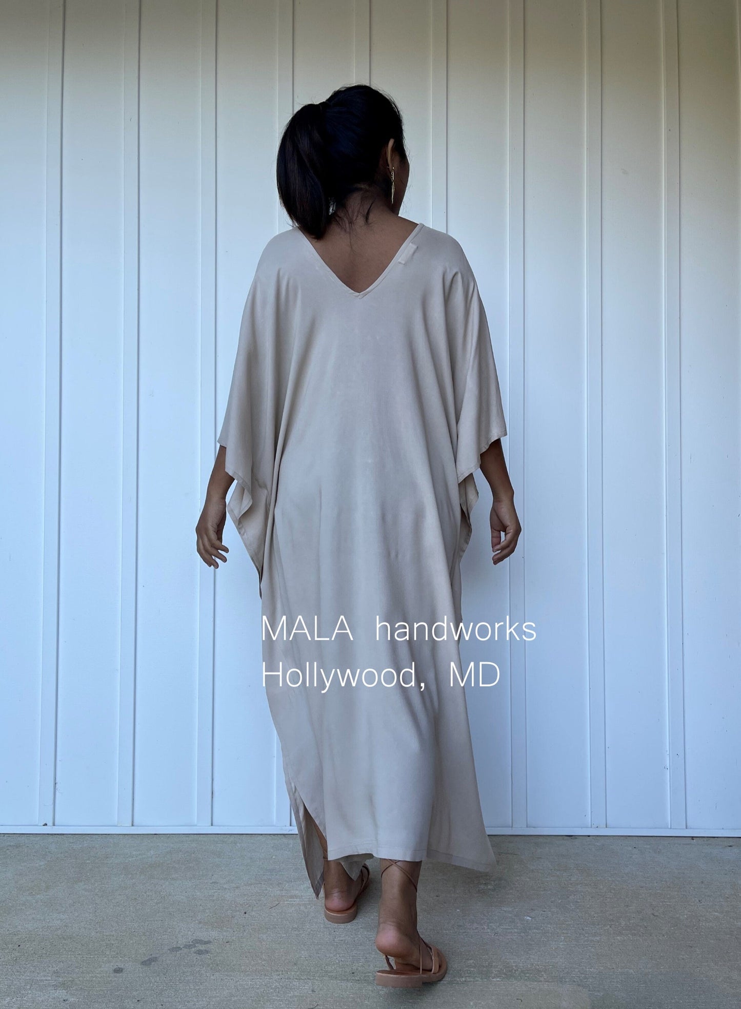 MALA handworks Mala Kaftan in Khaki