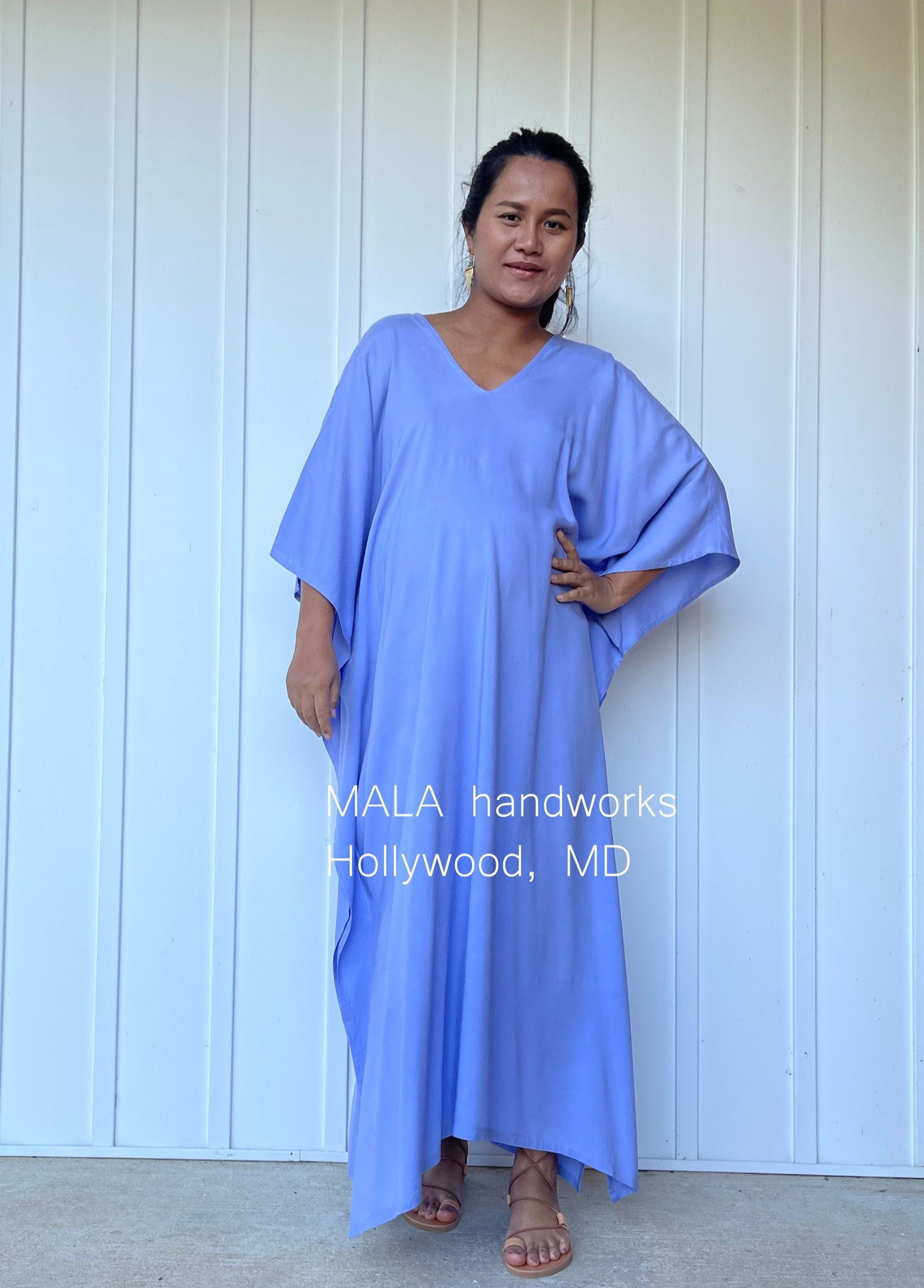 MALA handworks Mala Kaftan in Lavender