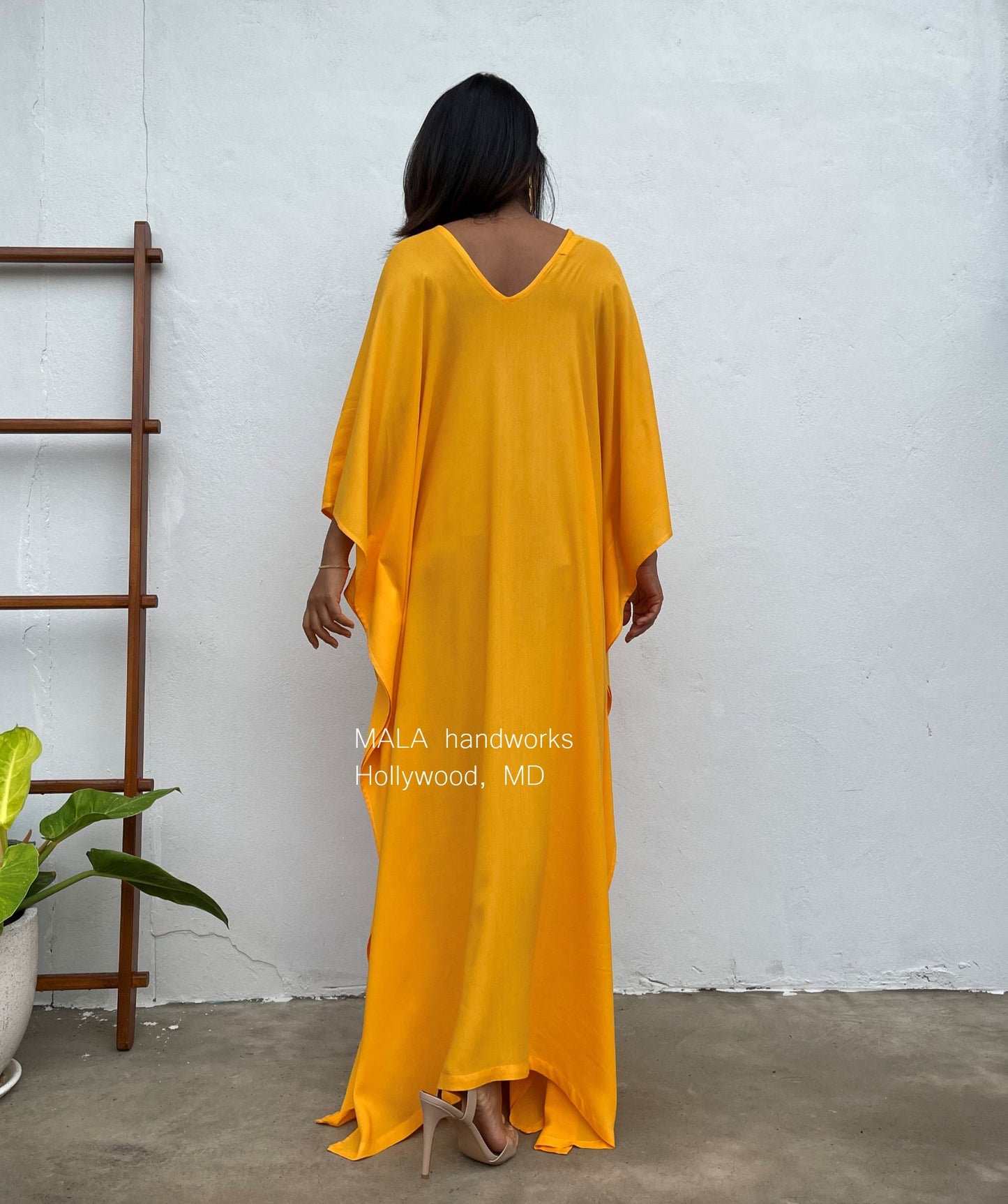 MALA handworks Mala Kaftan in Yellow