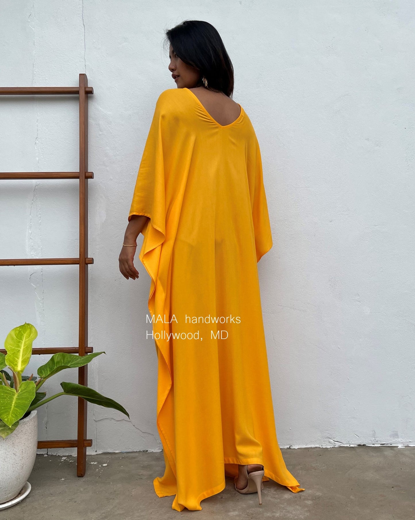 MALA handworks Mala Kaftan in Yellow