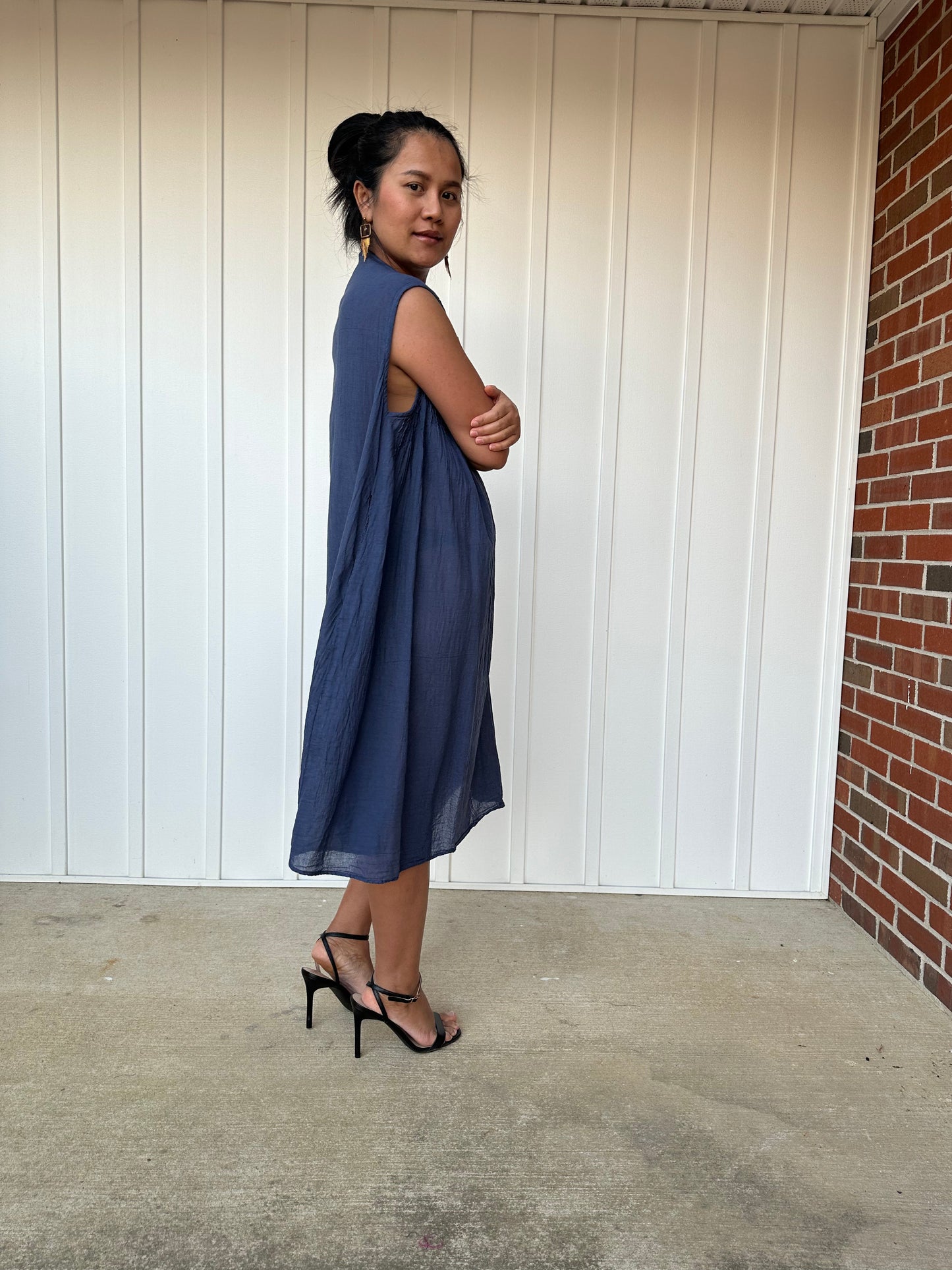 MALA handworks Mini dress Cotton gauze