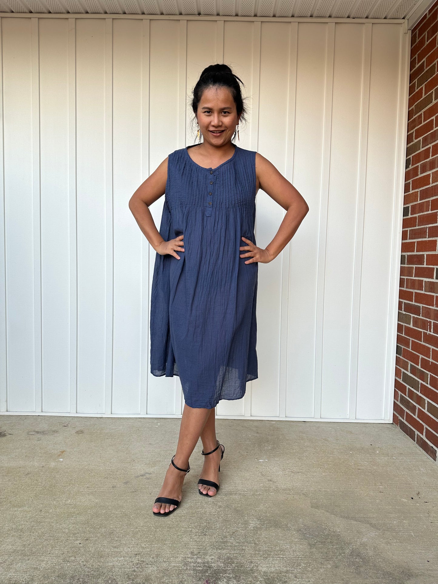 MALA handworks Mini dress Cotton gauze