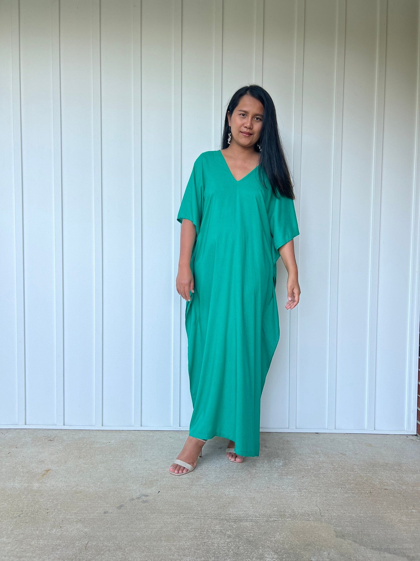 MALA handworks Nora Kaftan in Emerald Green