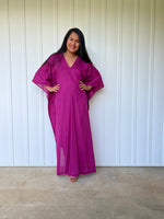 MALA handworks Olena semi sheer Kaftan in Purple