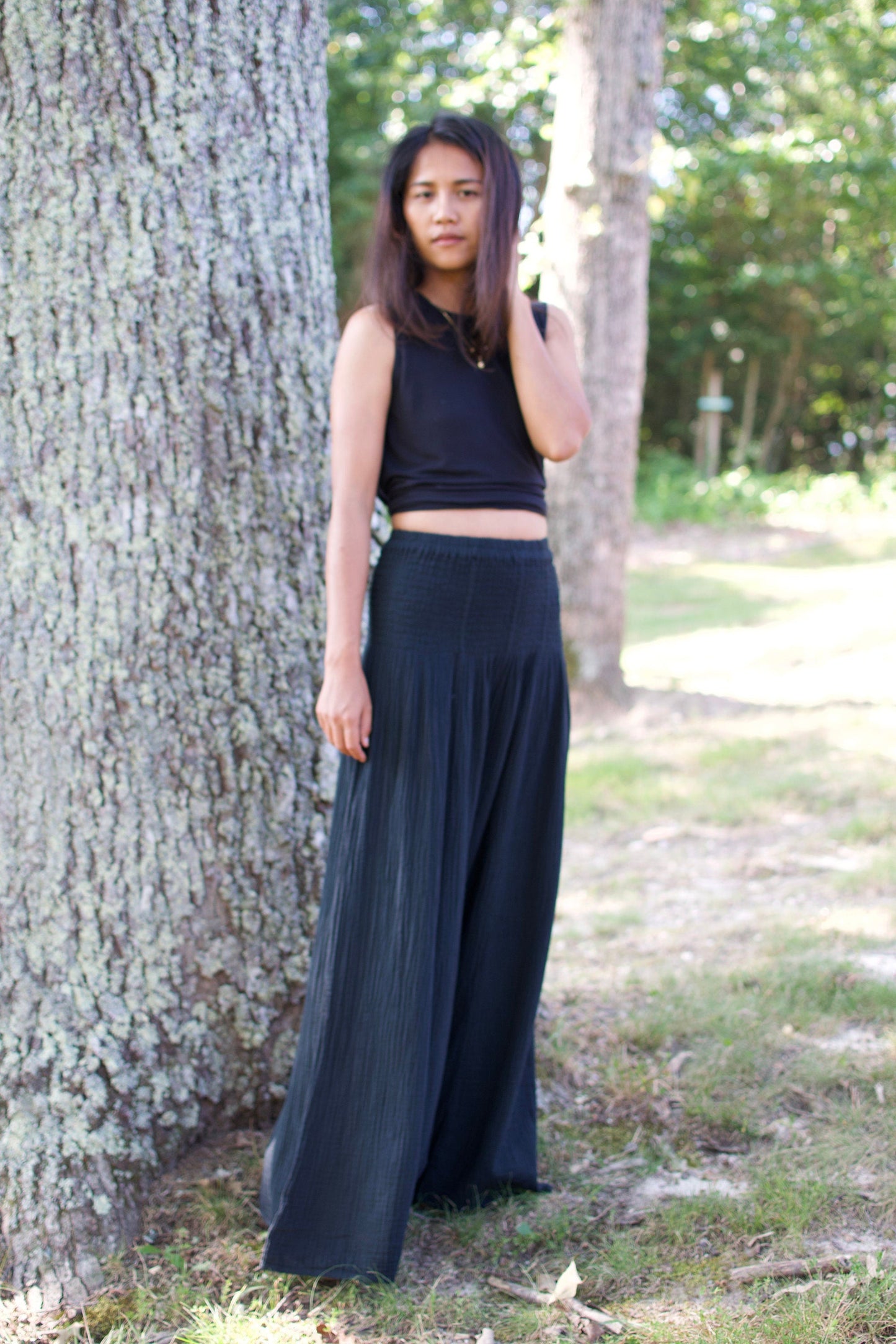 MALA handworks Veda Wide Leg Pants in Black