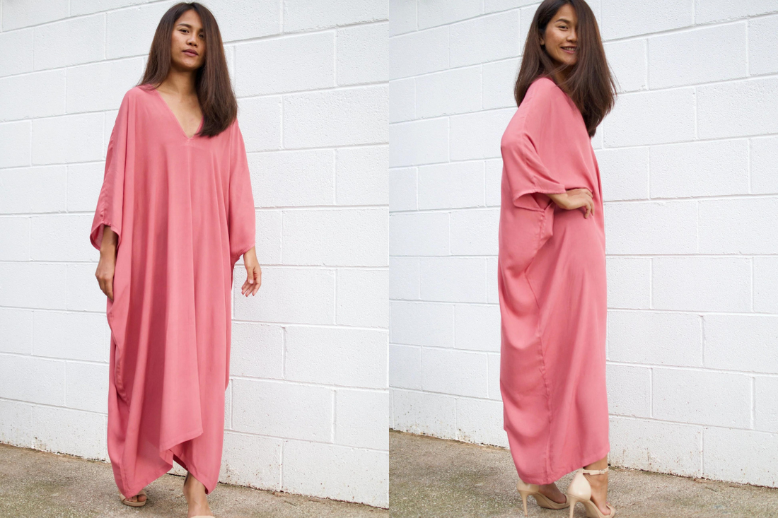 Embrace Your Shape - Celebrate you in a Flowy plus Size Kaftan from Mala hand Works