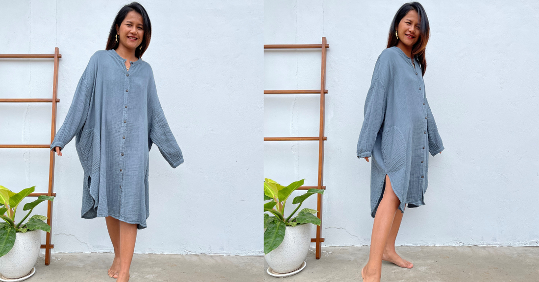 Cotton midi dresses