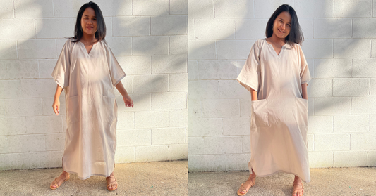 Kaftan with pockets