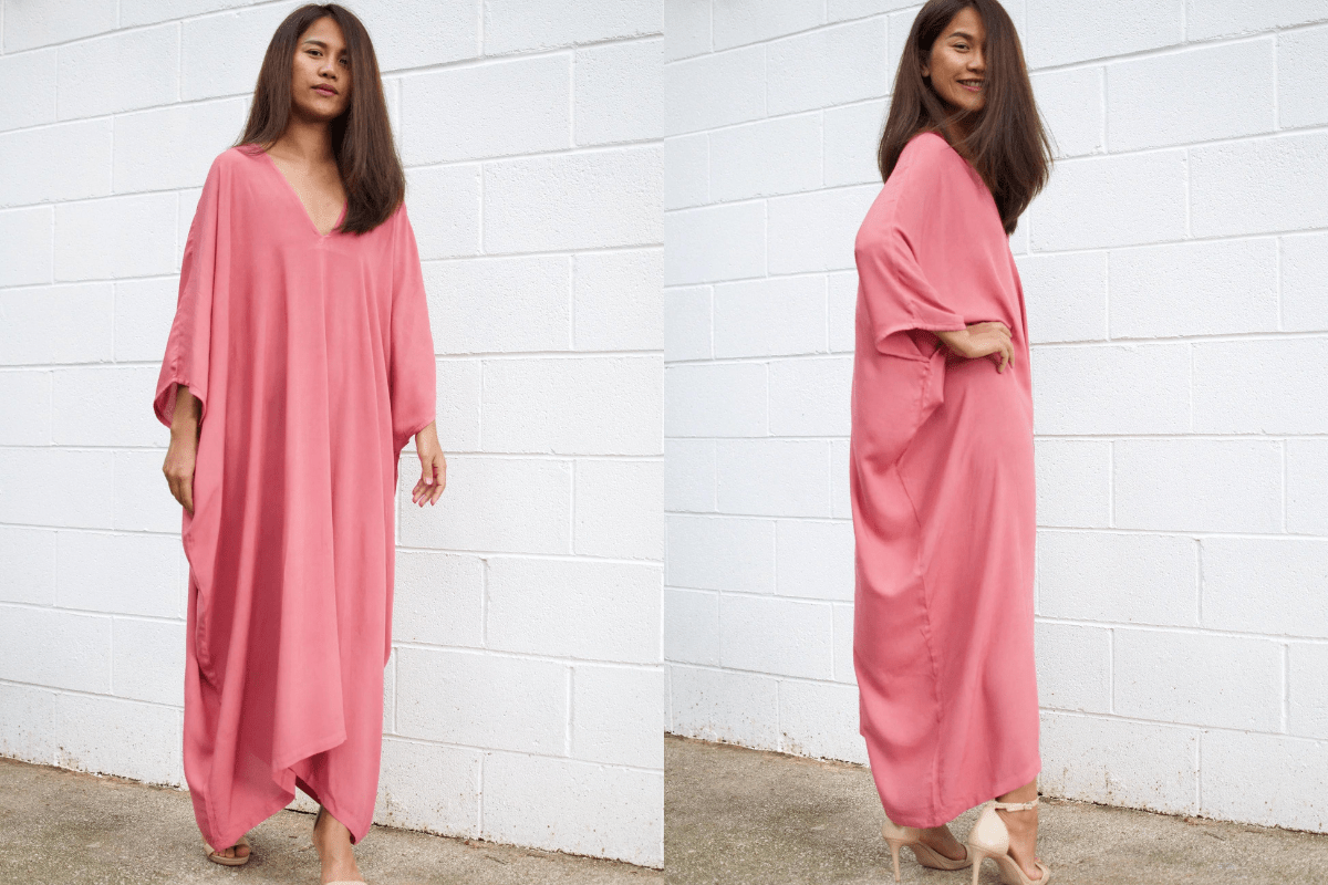Embrace Your Shape - Celebrate you in a Flowy plus Size Kaftan from Mala hand Works - Mala Handworks