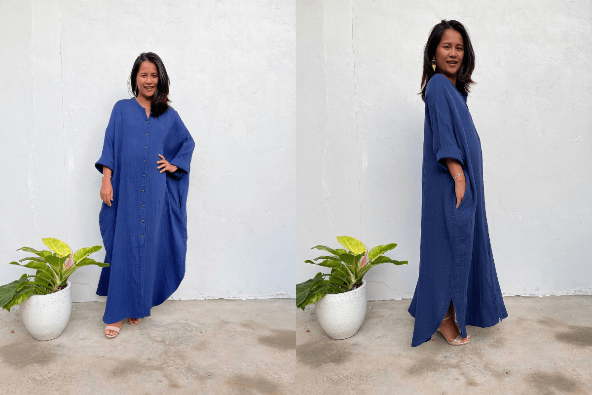 The Mala Hand Works Double Gauze Dress: You are One-Dress Wardrobe - Mala Handworks