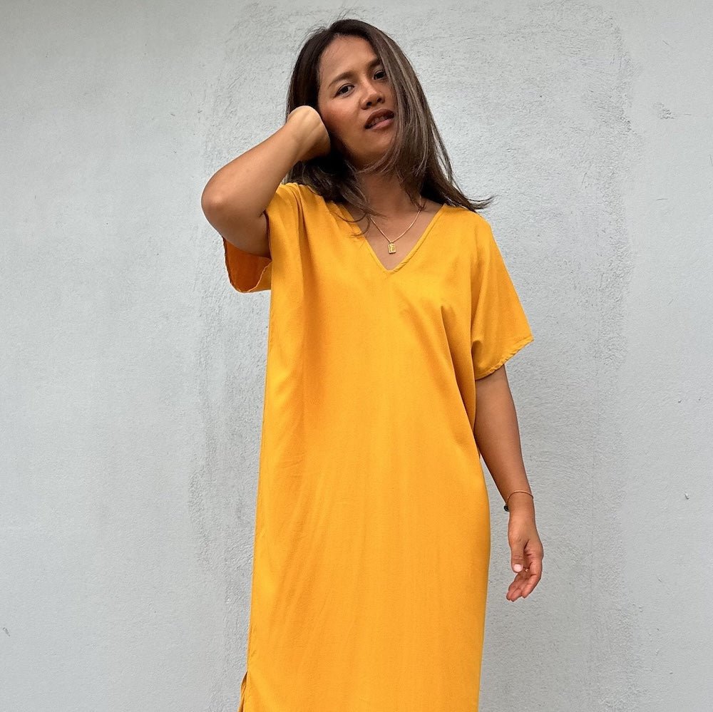 Solid Color Kaftans - Mala Handworks