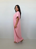Mala Handworks Alice Jersey Cotton Kaftan in Bubblegum