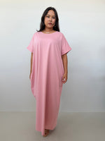 Mala Handworks Alice Jersey Cotton Kaftan in Bubblegum