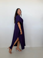 Mala Handworks Gloria Cotton Kaftan in Blackberry