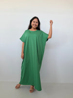 Mala Handworks Alice Jersey Cotton Kaftan in Emerald