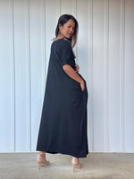 MALA handworks Alice Jersey Cotton Kaftan in Hand-Painted Batik Zebra Pattern