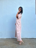 Mala Handworks Alice Jersey Cotton Kaftan in Tan