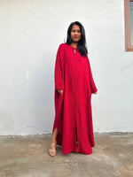 MALA handworks Aura Double Gauze Cotton Shirt Dress in PL-8