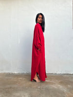 MALA handworks Aura Double Gauze Cotton Shirt Dress in PL-8