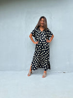 Mala Handworks Callie Petite Kaftan with Polka Dots