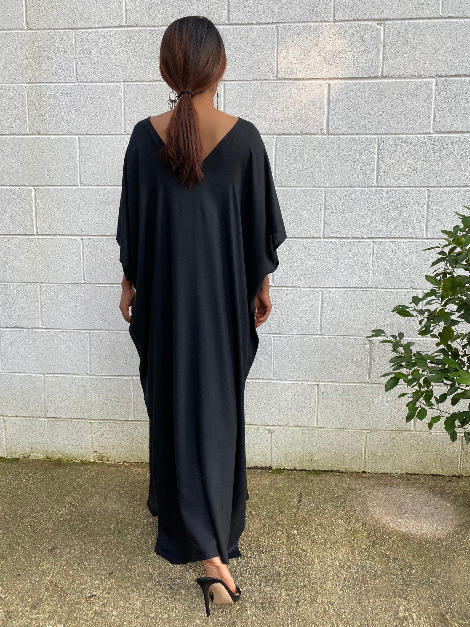 MALA handworks  Camila Kaftan in Black