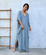 MALA handworks Camila Kaftan in Light Gray