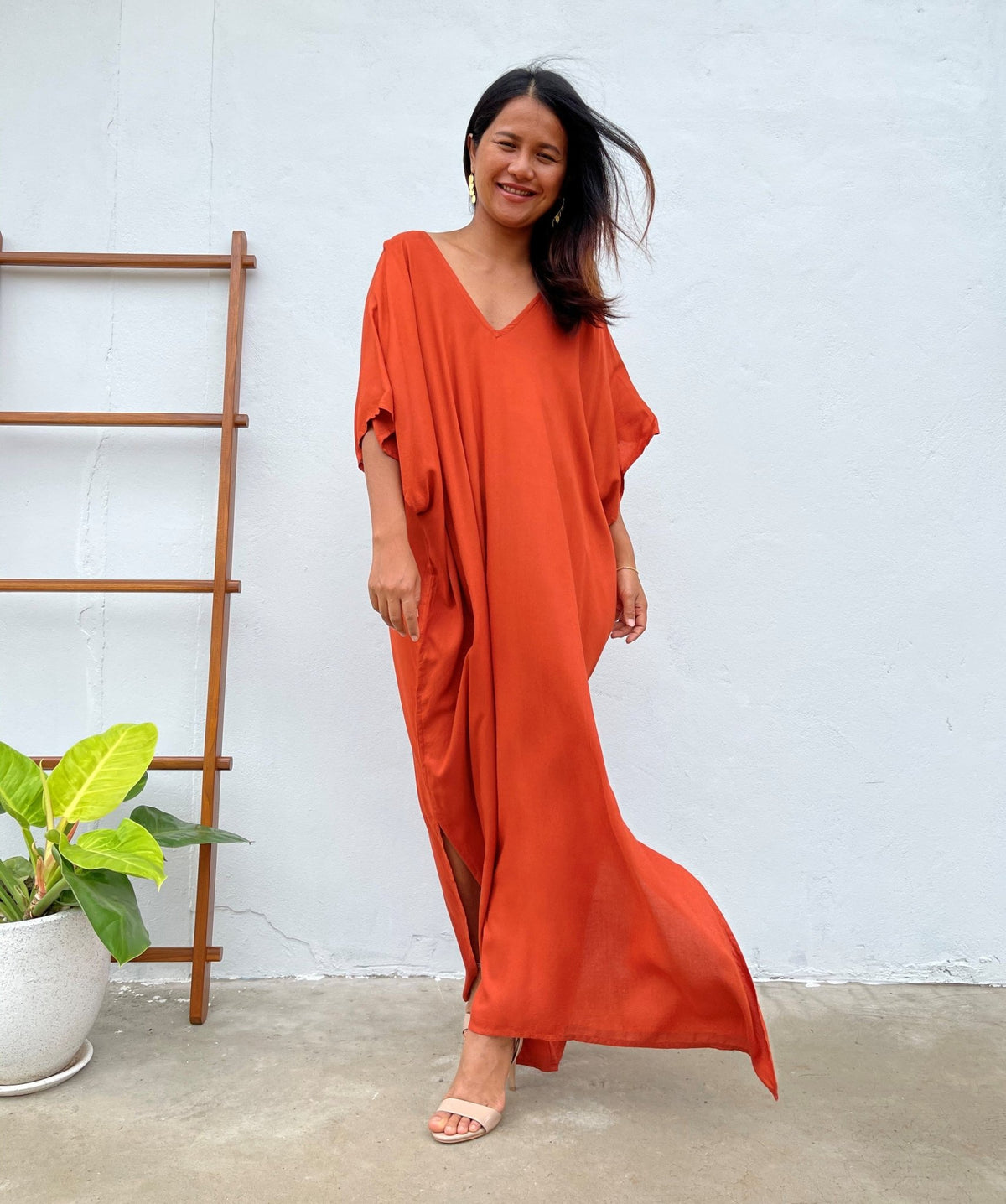MALA handworks Camila Kaftan in Orange