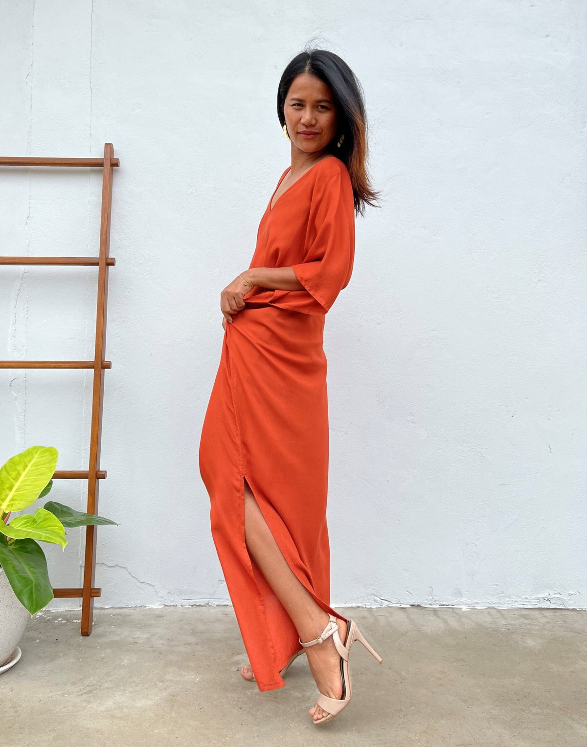 MALA handworks Camila Kaftan in Orange