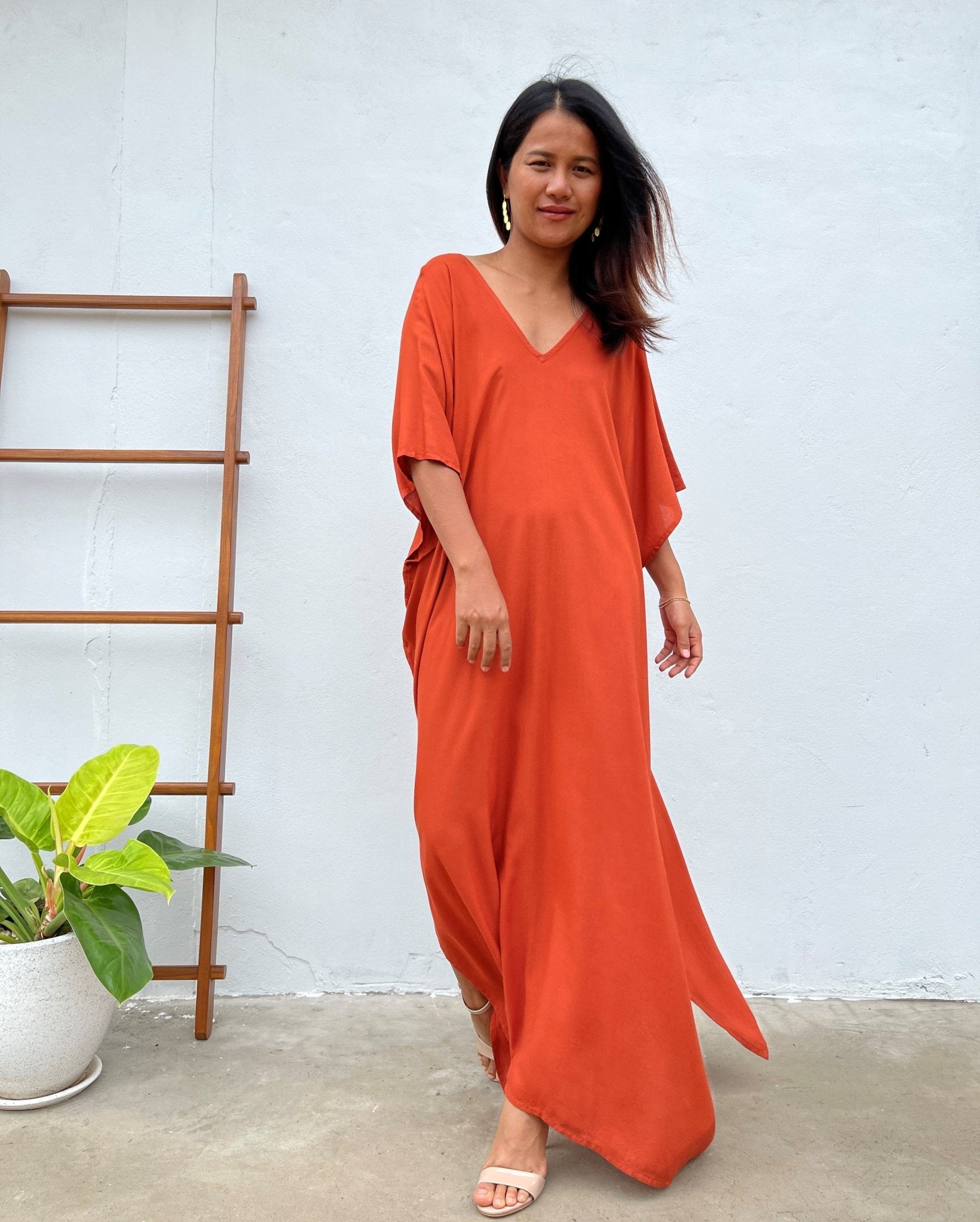 MALA handworks Camila Kaftan in Orange