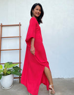 MALA handworks Camila Kaftan in Red