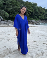 MALA handworks  Camila Kaftan in Royal Blue