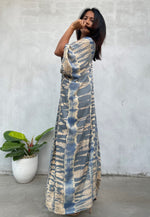 MALA handworks Camila Kaftan in Gray and Bronze Tie Dye