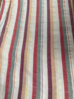 Mala Handworks Ella Plus Size Cotton Kaftan with Beige Stripes