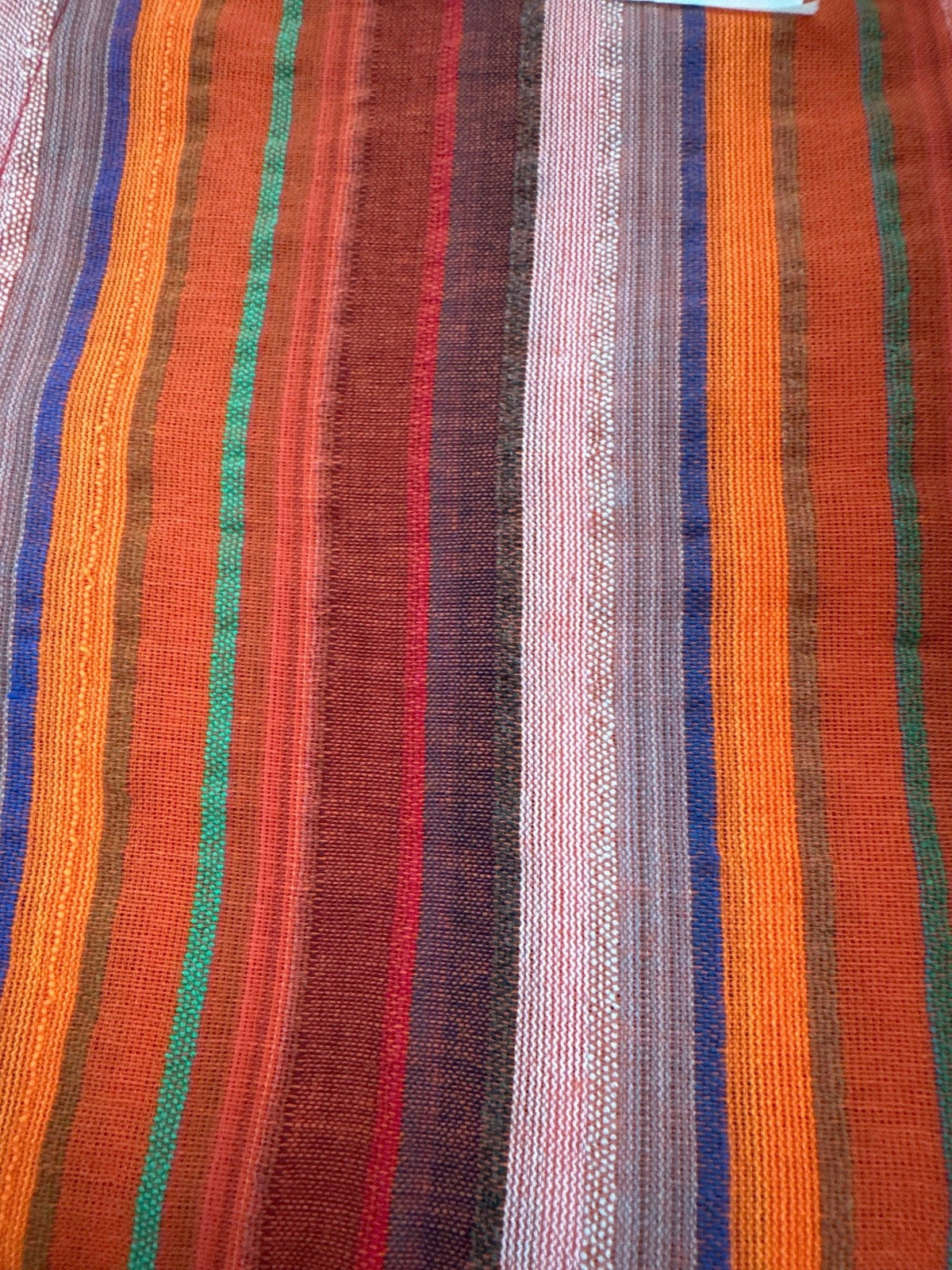 Mala Handworks Ella Plus Size Cotton Kaftan with Flame Stripes