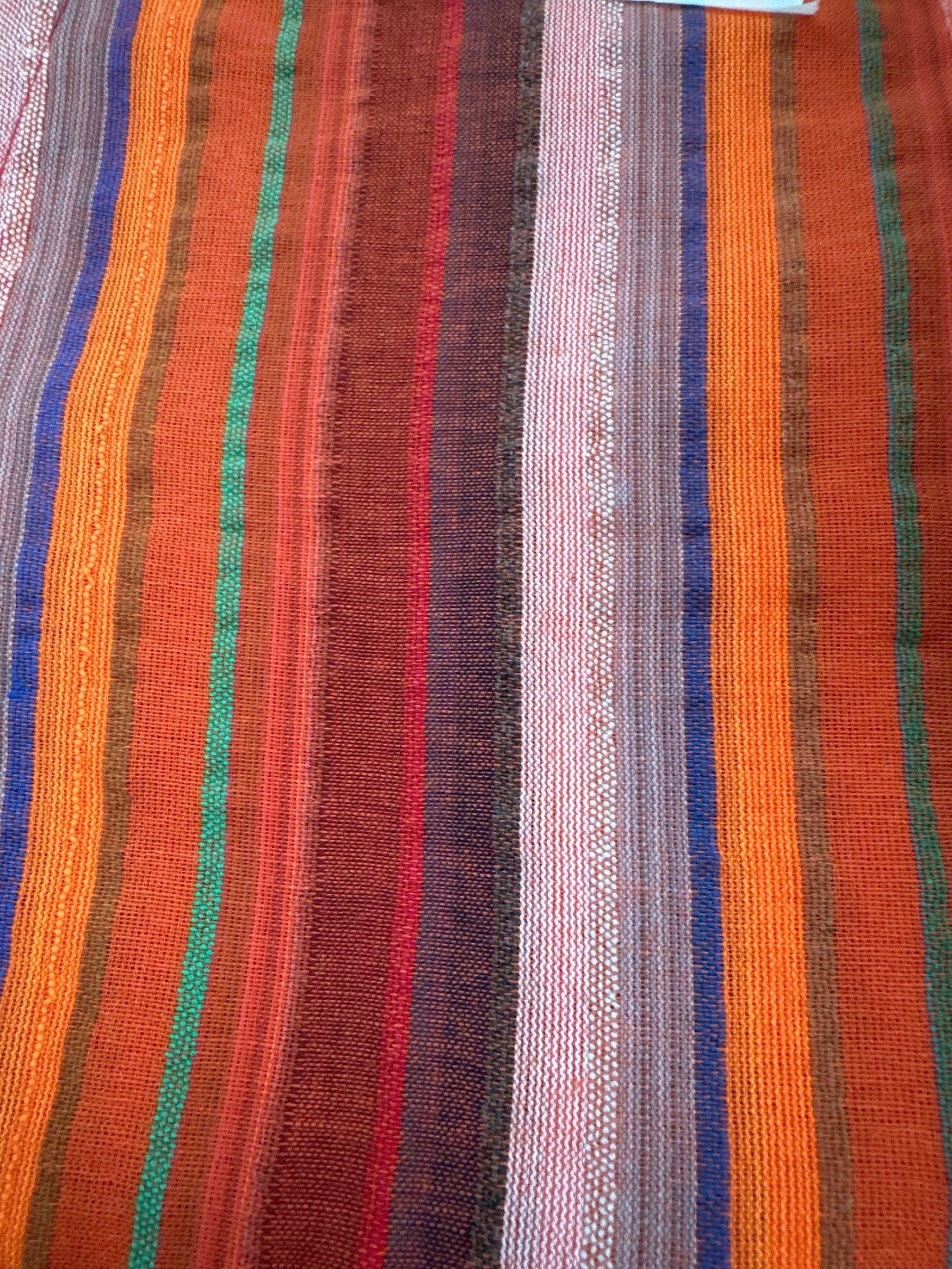 Mala Handworks Ella Plus Size Cotton Kaftan with Flame Stripes