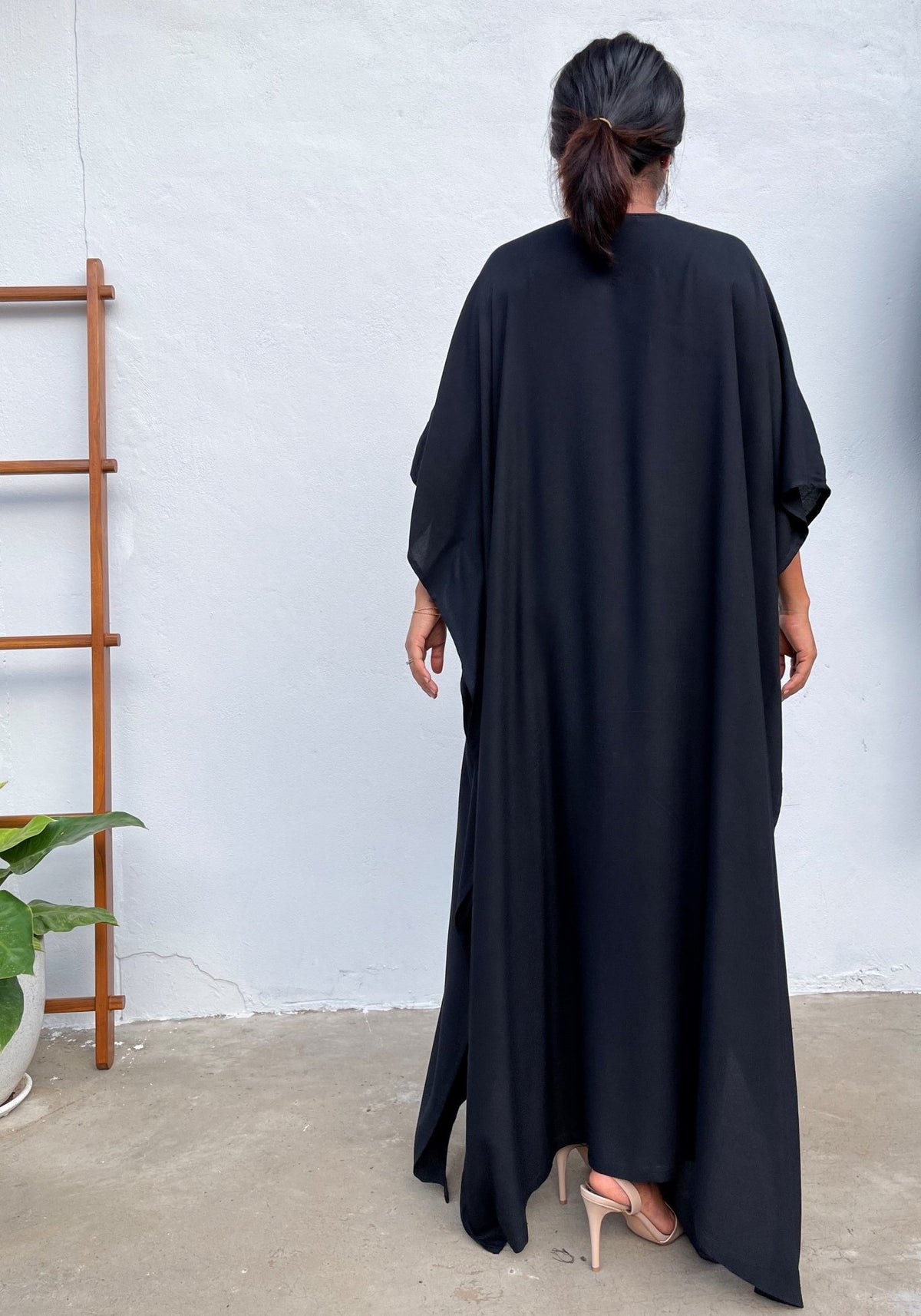 MALA handworks Eva Kaftan in Black