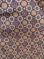 MALA handworks  Evelyn Kaftan in Black and Abstract Pattern