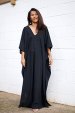 MALA handworks  Evelyn Kaftan in Black